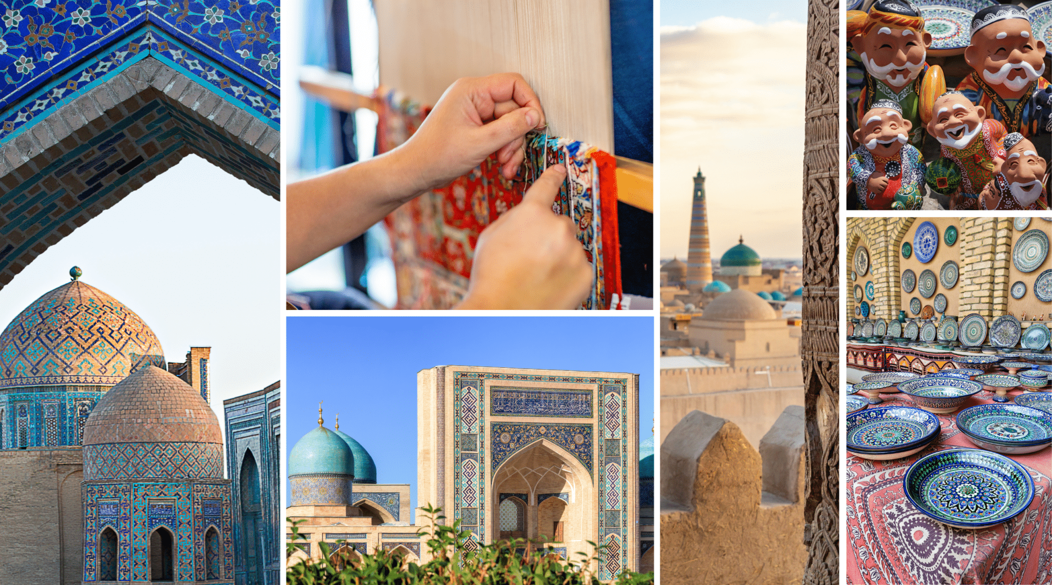 USB6_Usbekistan-Studienreise Im Herzen Zentralasiens Collage